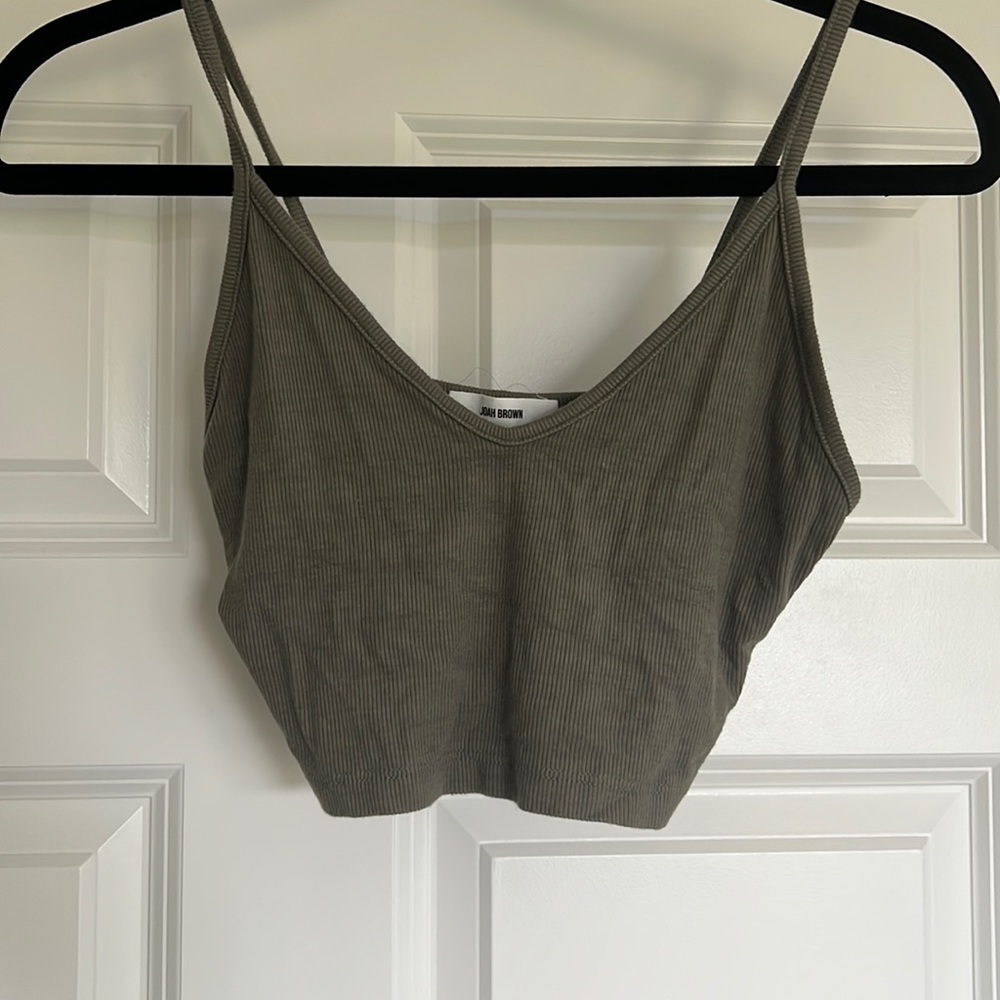 JOAH BROWN crop top